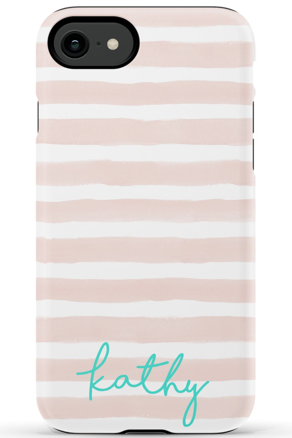 Personalized Pink Watercolor Phone Case