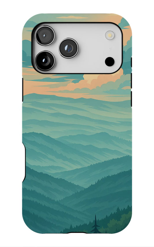 Serene Mountain View Phone Case