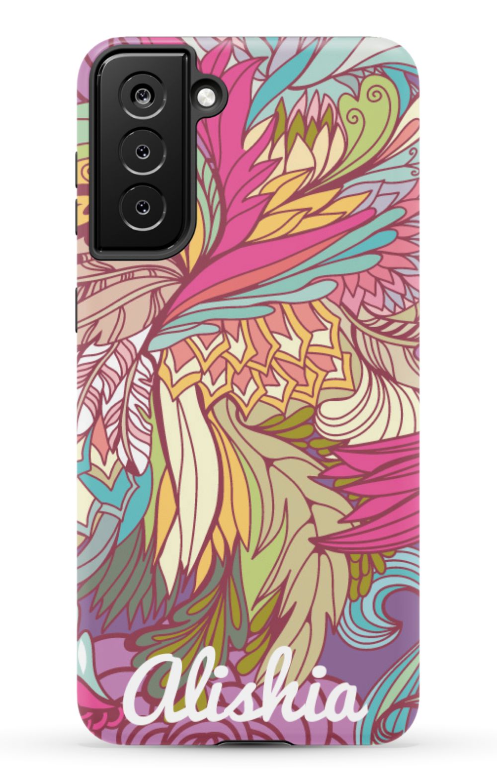 Personalized Floral Phone Case