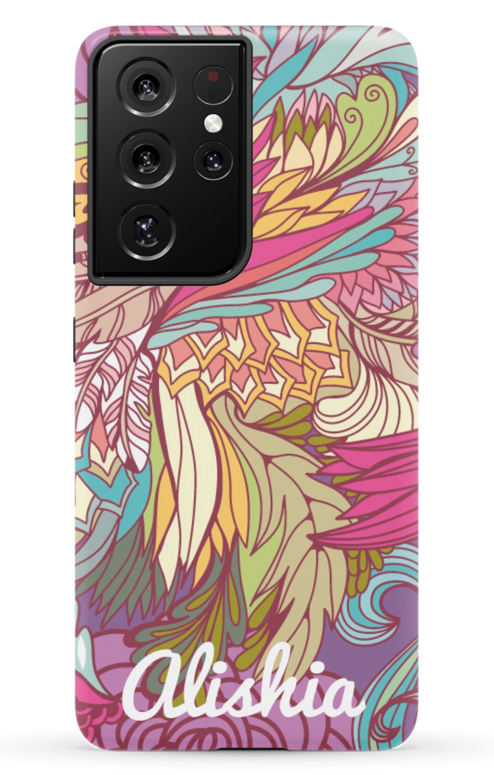 Personalized Floral Phone Case