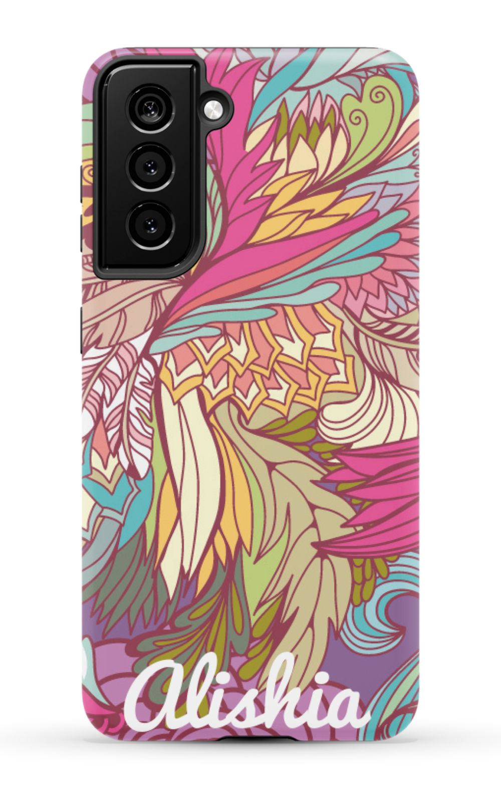 Personalized Floral Phone Case