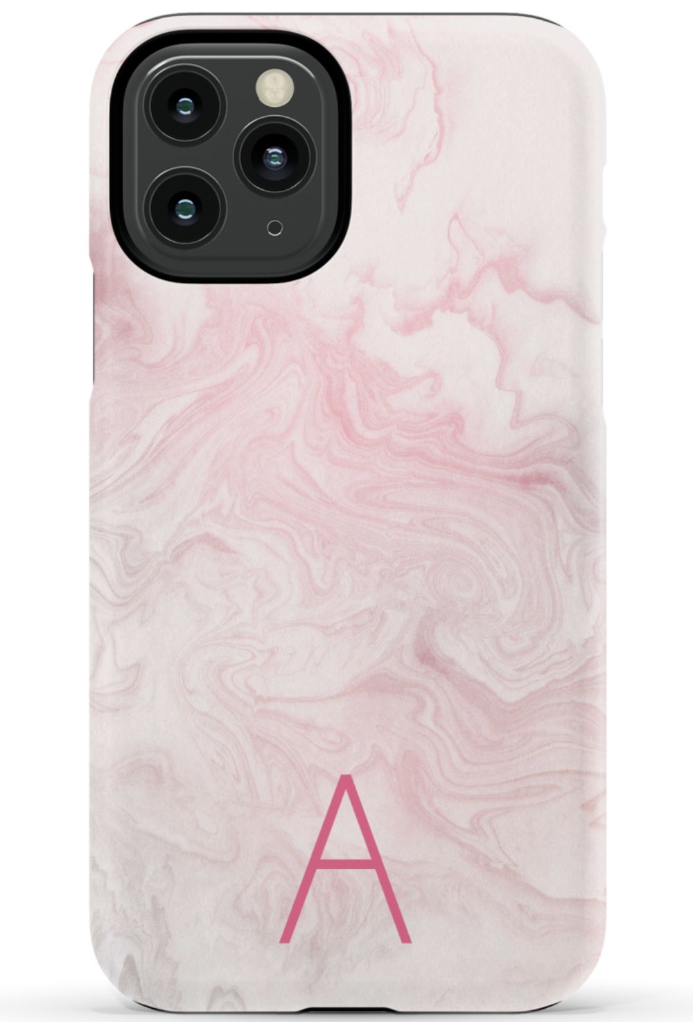 Pink Waves Monogram Phone Case