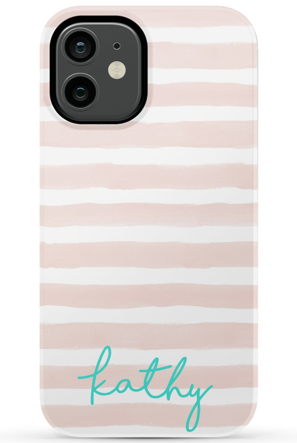 Personalized Pink Watercolor Phone Case