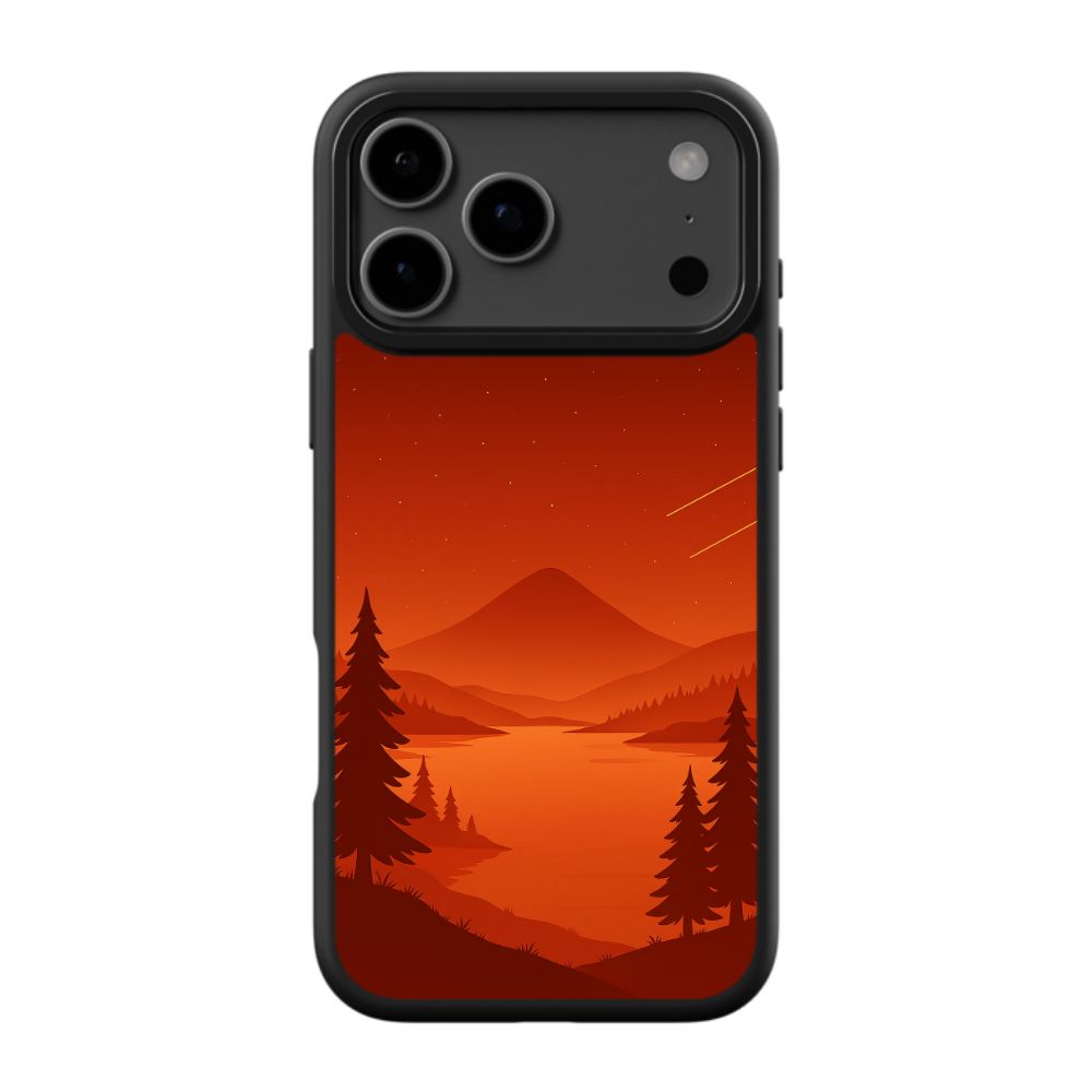 Red Mountain Aesthetic Phone Case