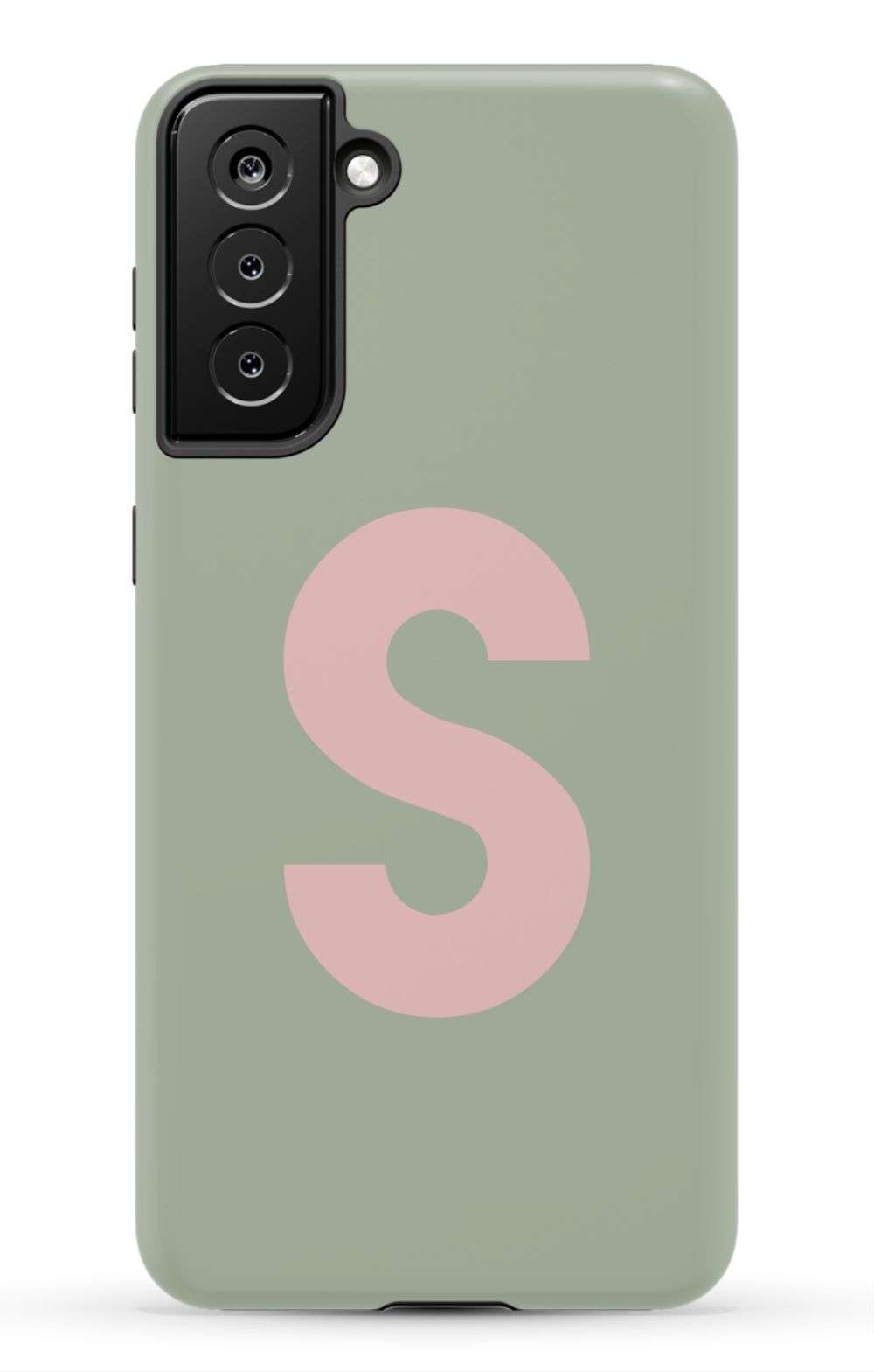 Nude Green Monogram Phone Case