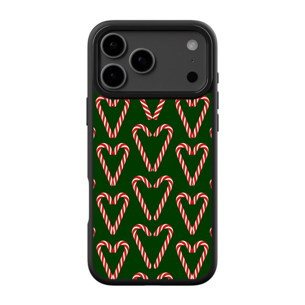 Candy Cane Heart Phone Case