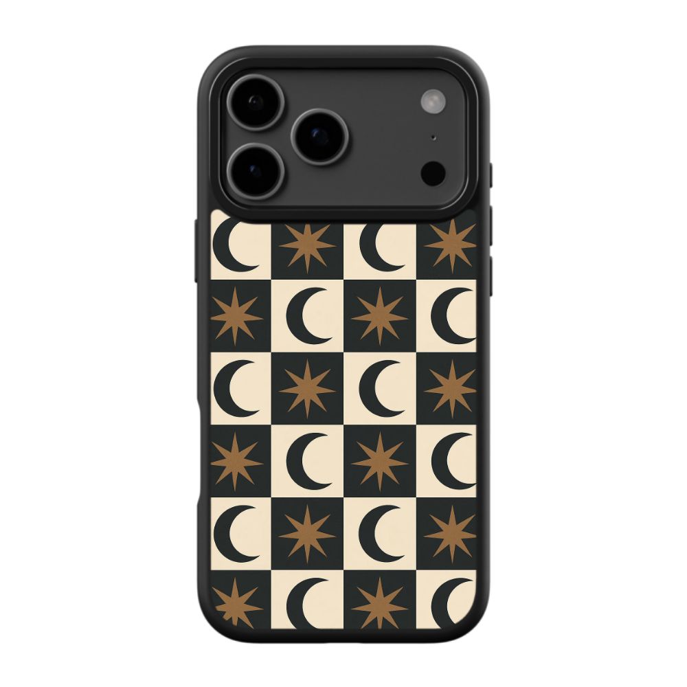 Chic Star-Moon Pattern Phone Case