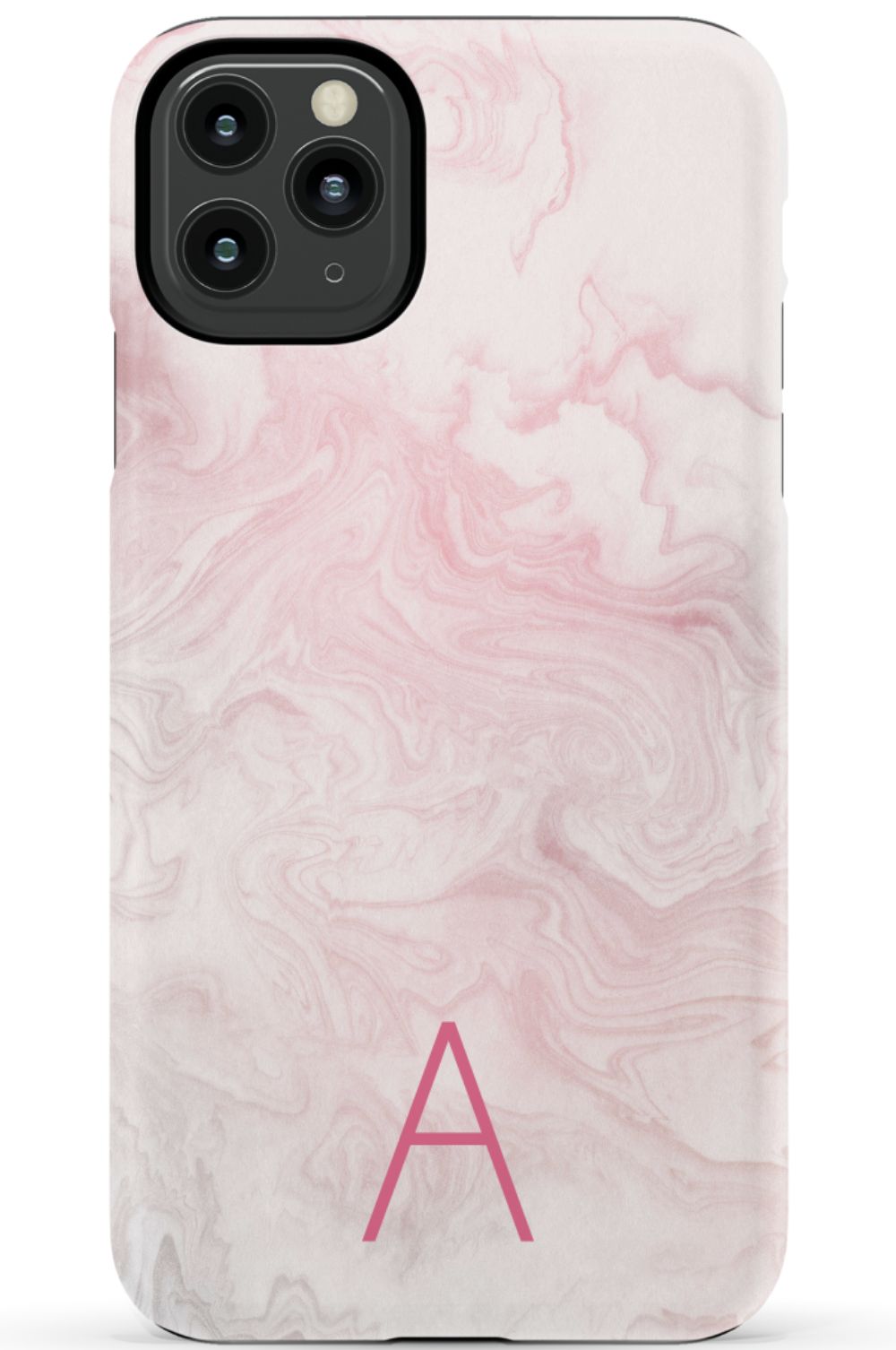 Pink Waves Monogram Phone Case