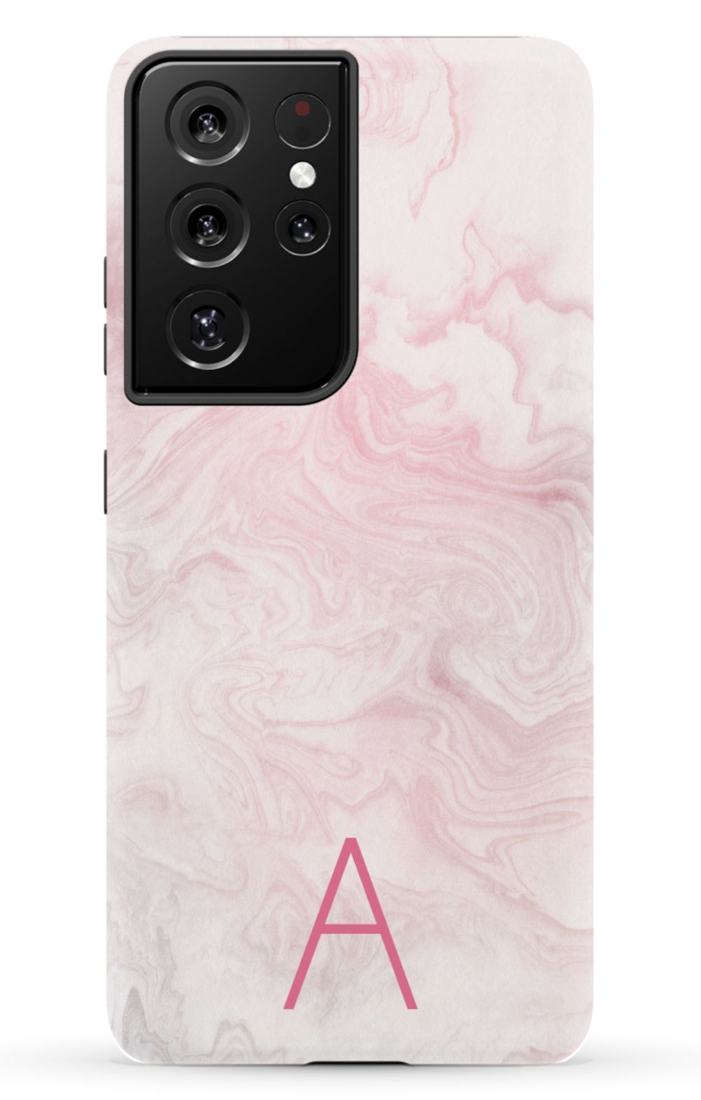 Pink Waves Monogram Phone Case