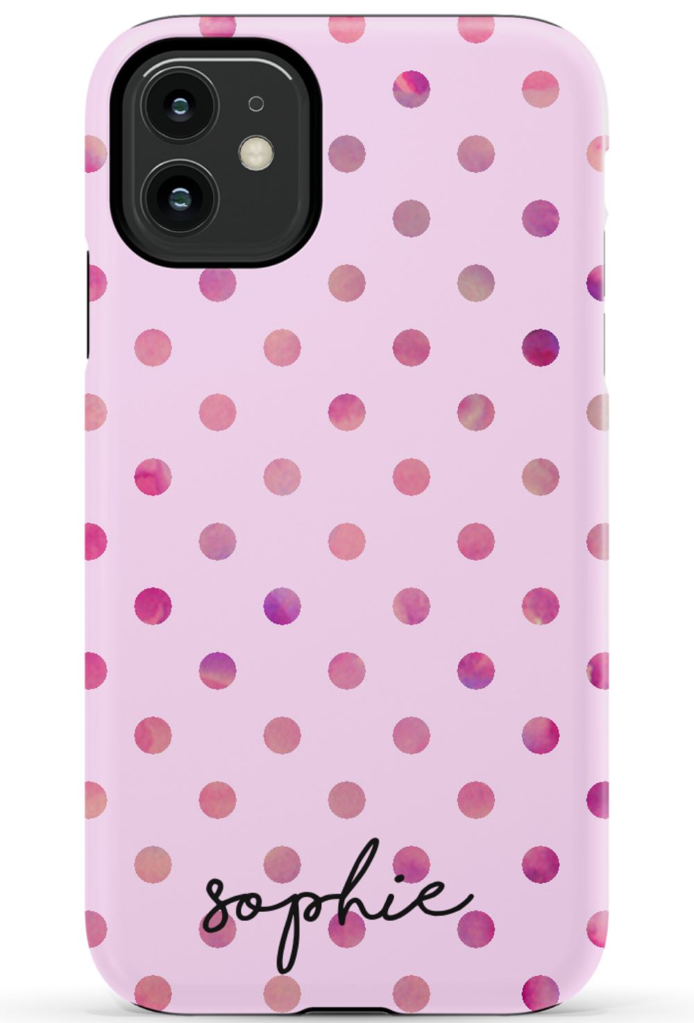 Personalized Colorful Polka Phone Case