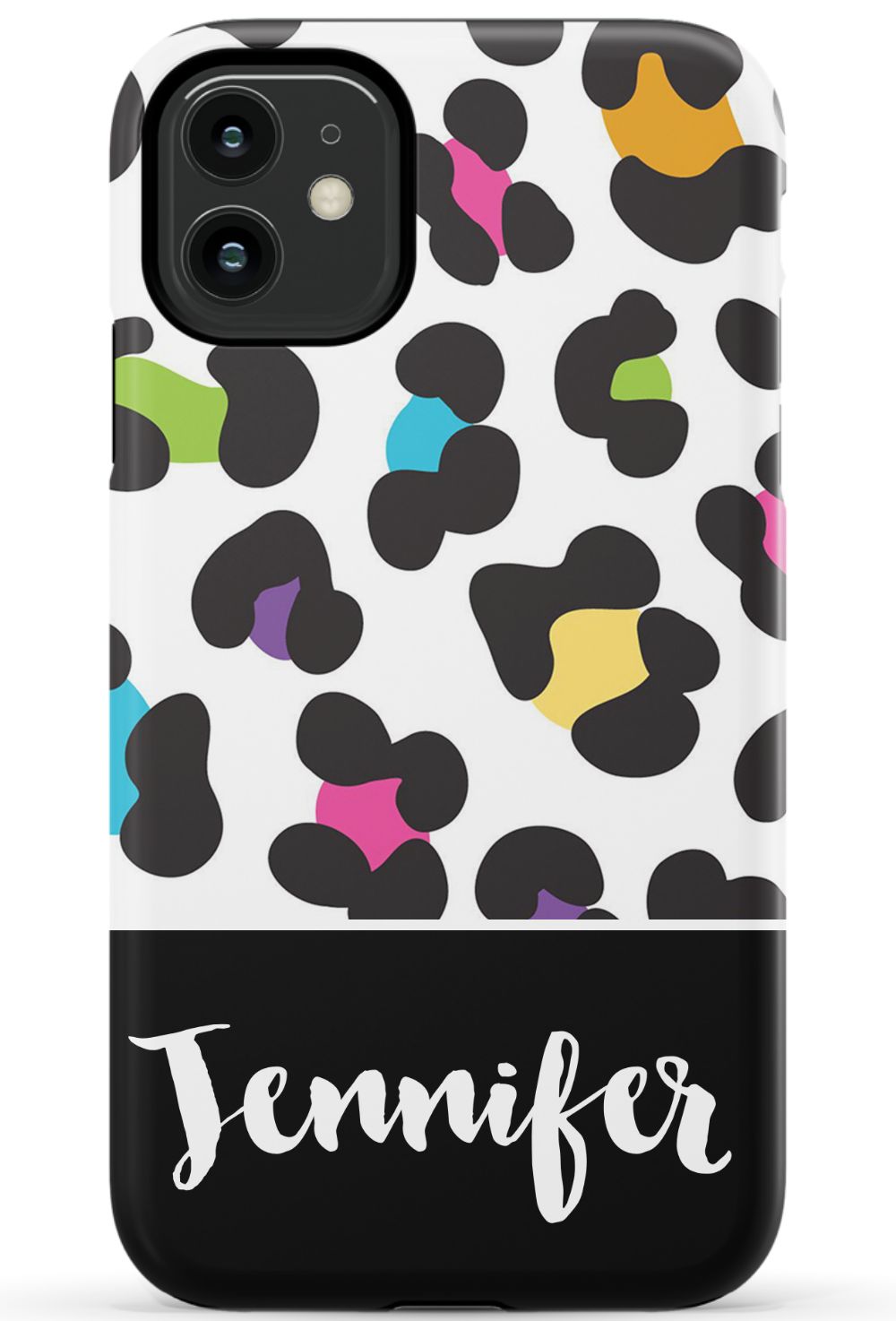 Personalized Colorful Leopard Phone Case