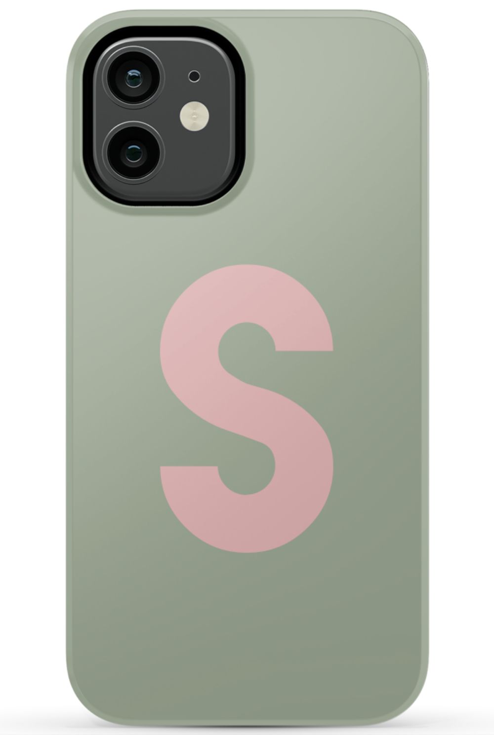 Nude Green Monogram Phone Case