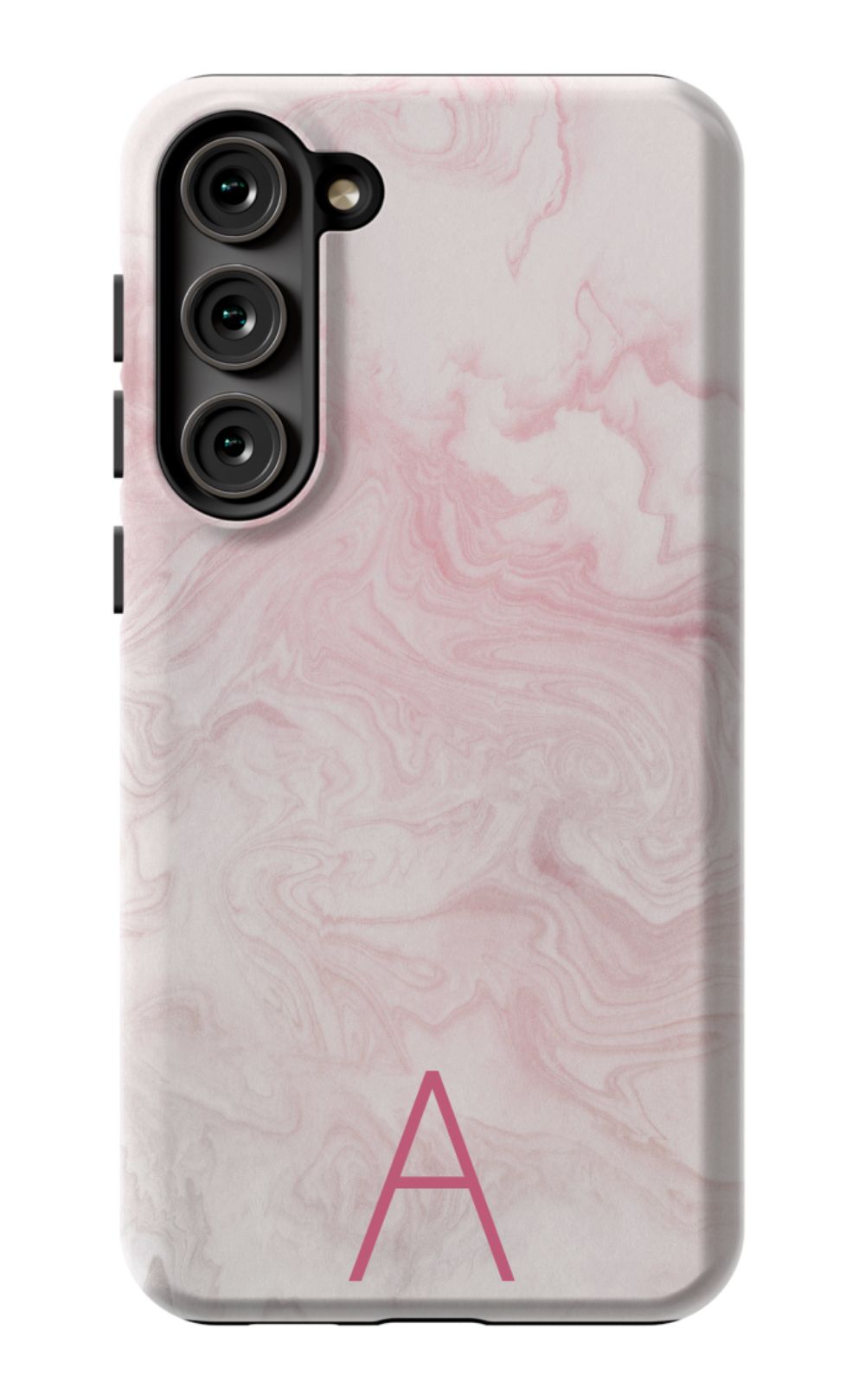 Pink Waves Monogram Phone Case