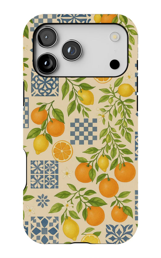 Citrus Garden Aesthetic Phone Case