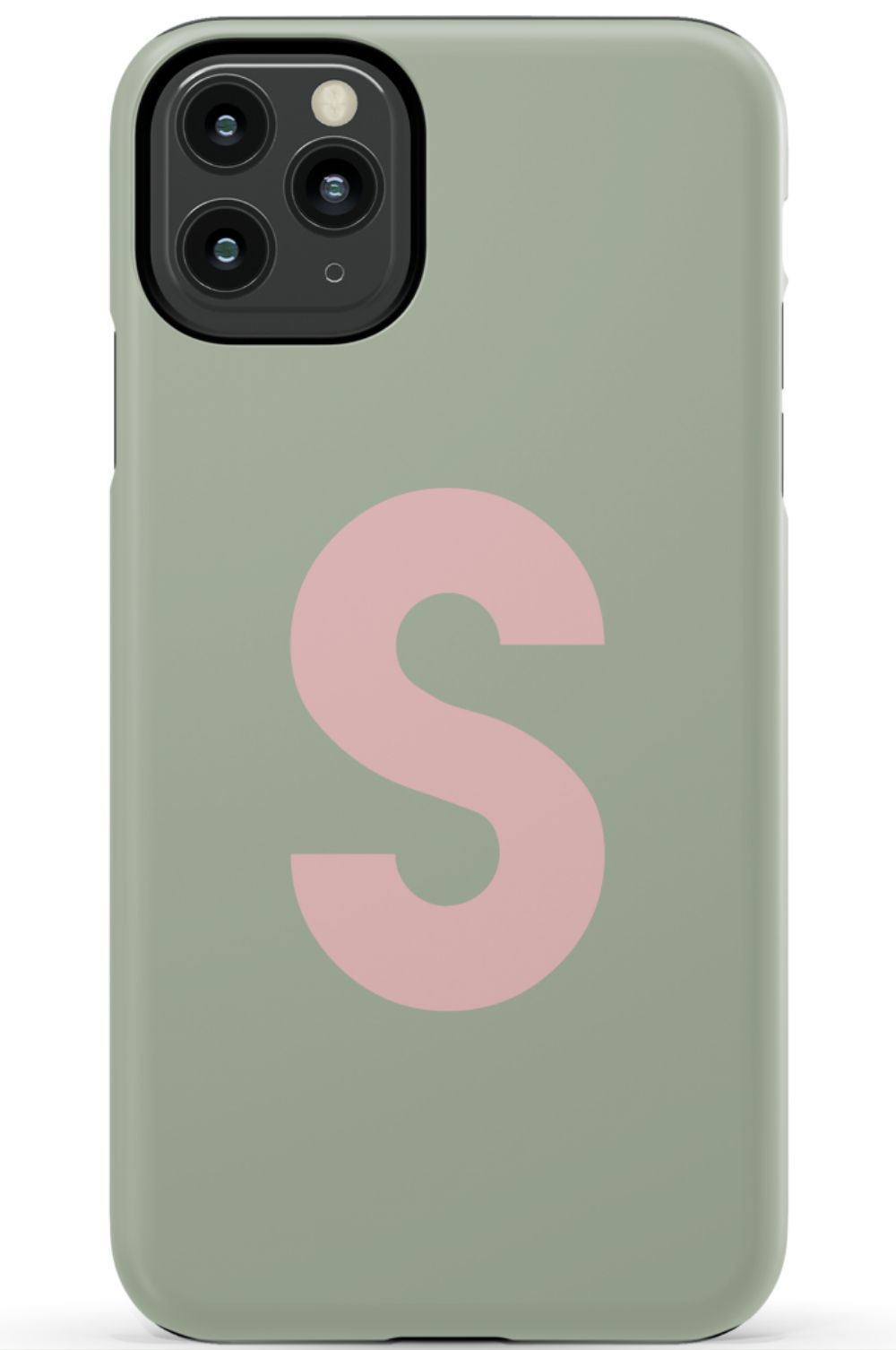 Nude Green Monogram Phone Case