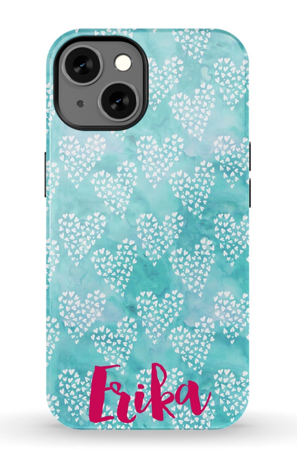 Personalized Hearts Phone Case