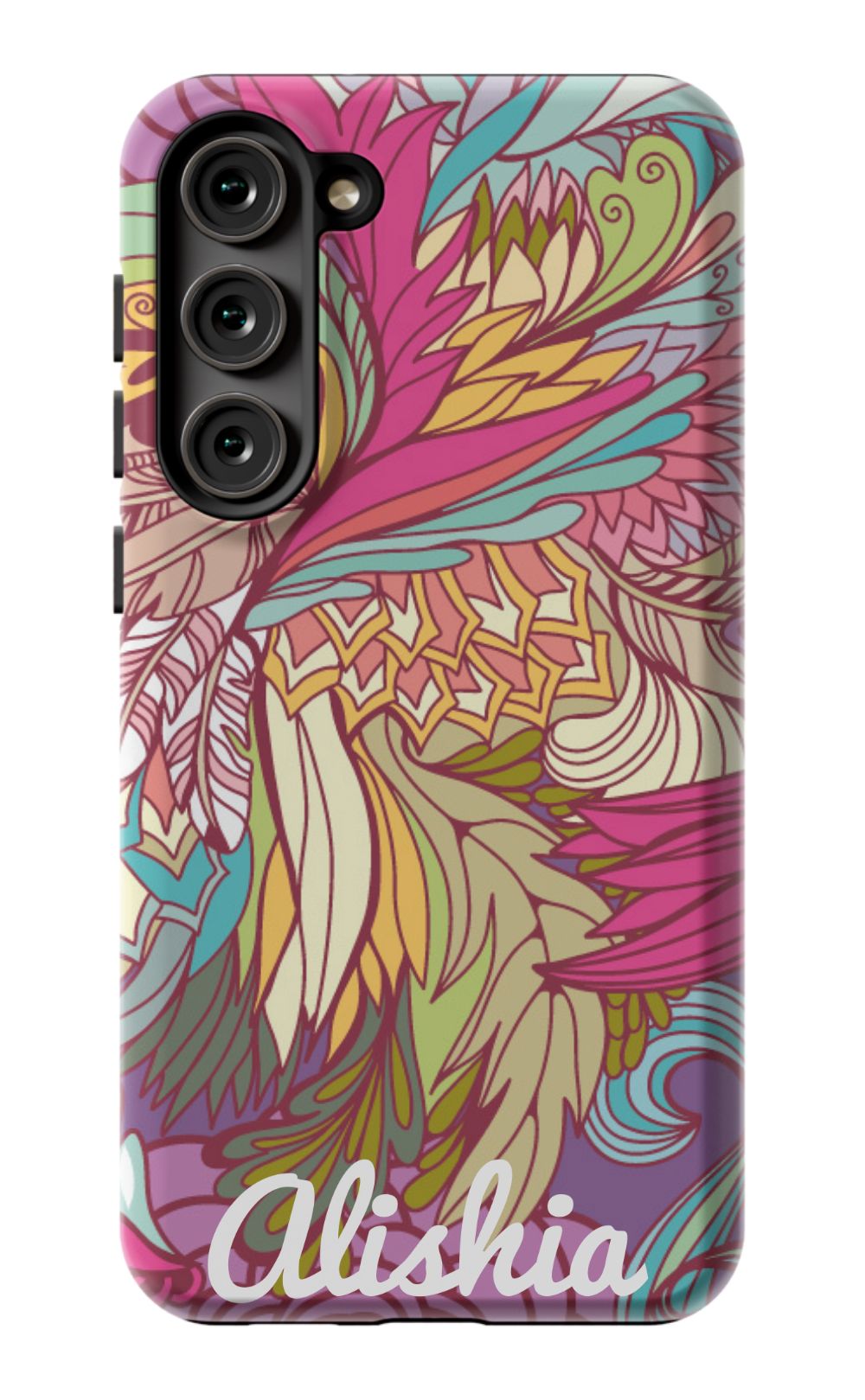 Personalized Floral Phone Case