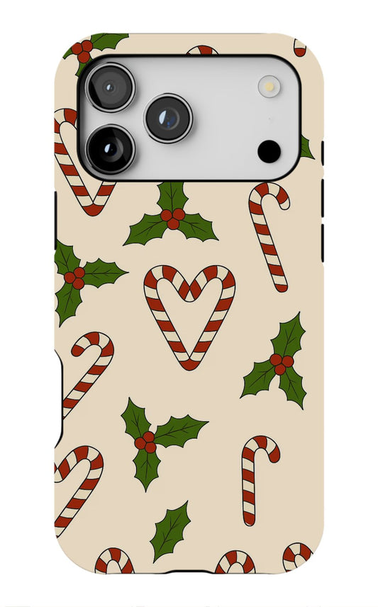 Festive Candy Cane Phone Case