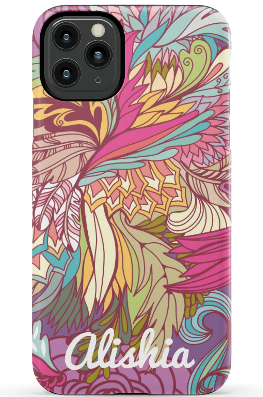Personalized Floral Phone Case
