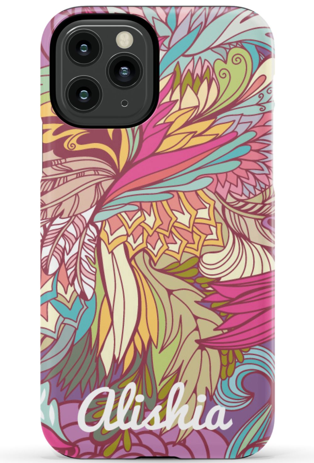 Personalized Floral Phone Case