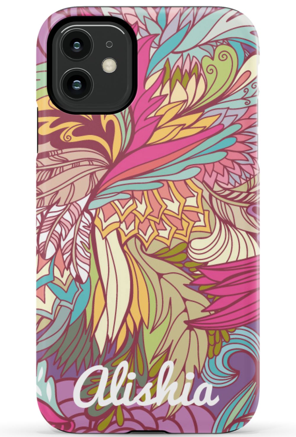 Personalized Floral Phone Case