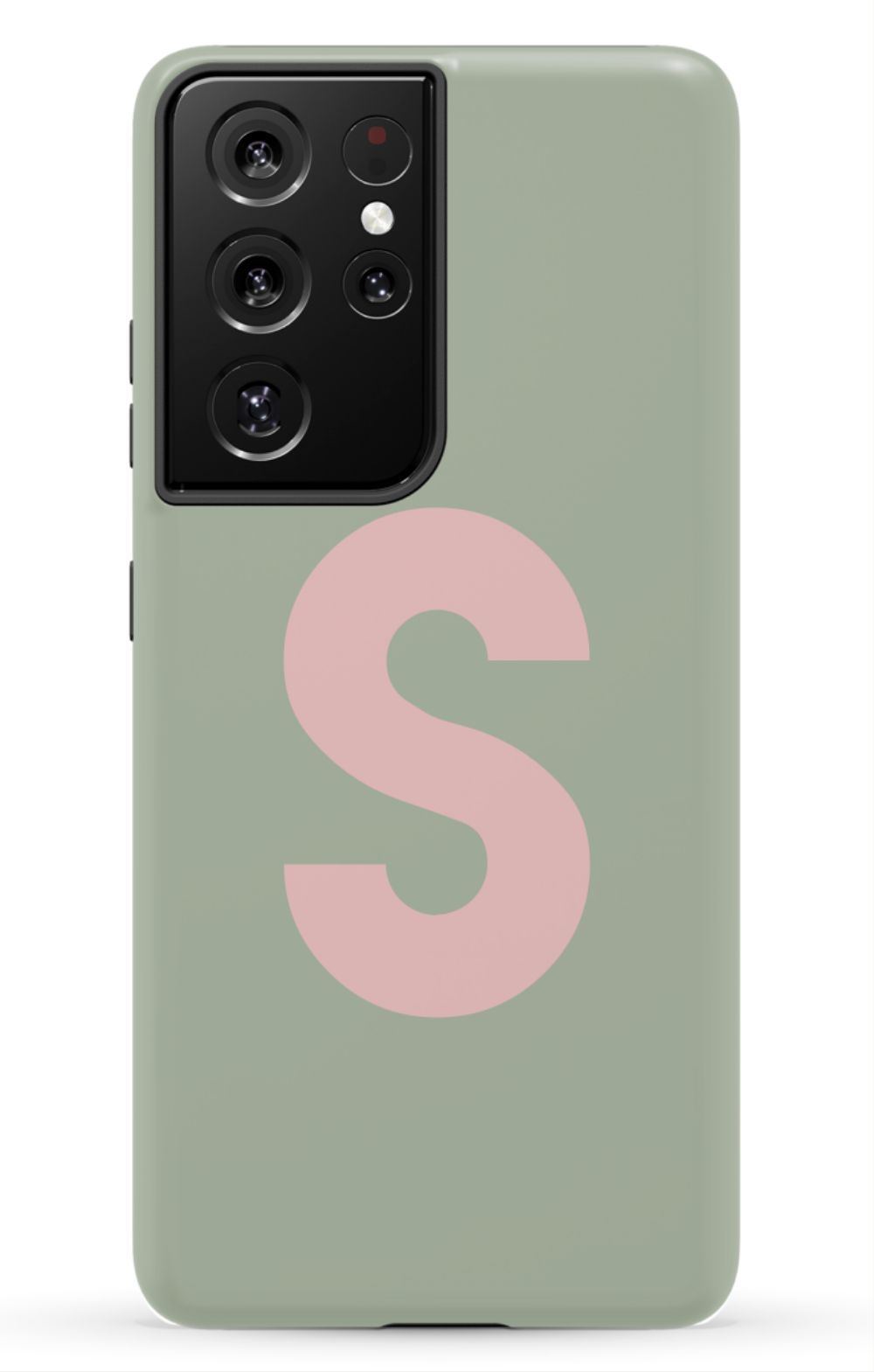 Nude Green Monogram Phone Case