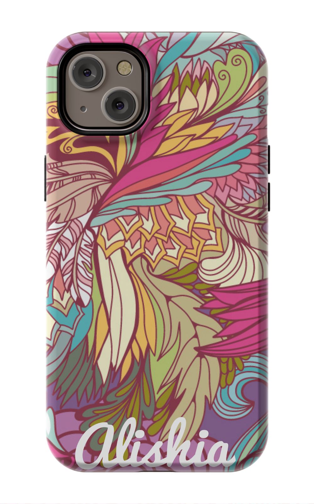 Personalized Floral Phone Case