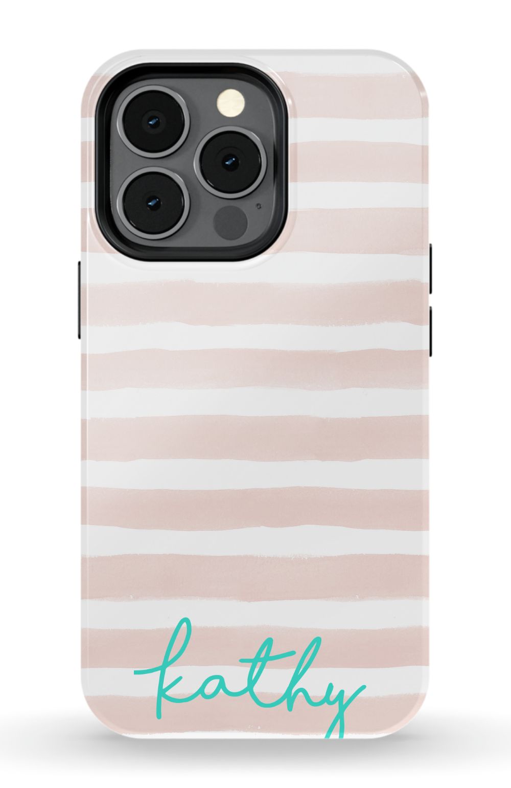 Personalized Pink Watercolor Phone Case
