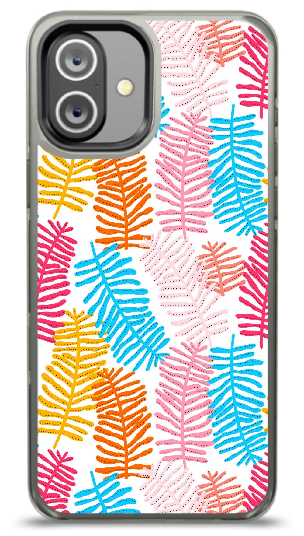 Colorful Fern Pattern Phone Case