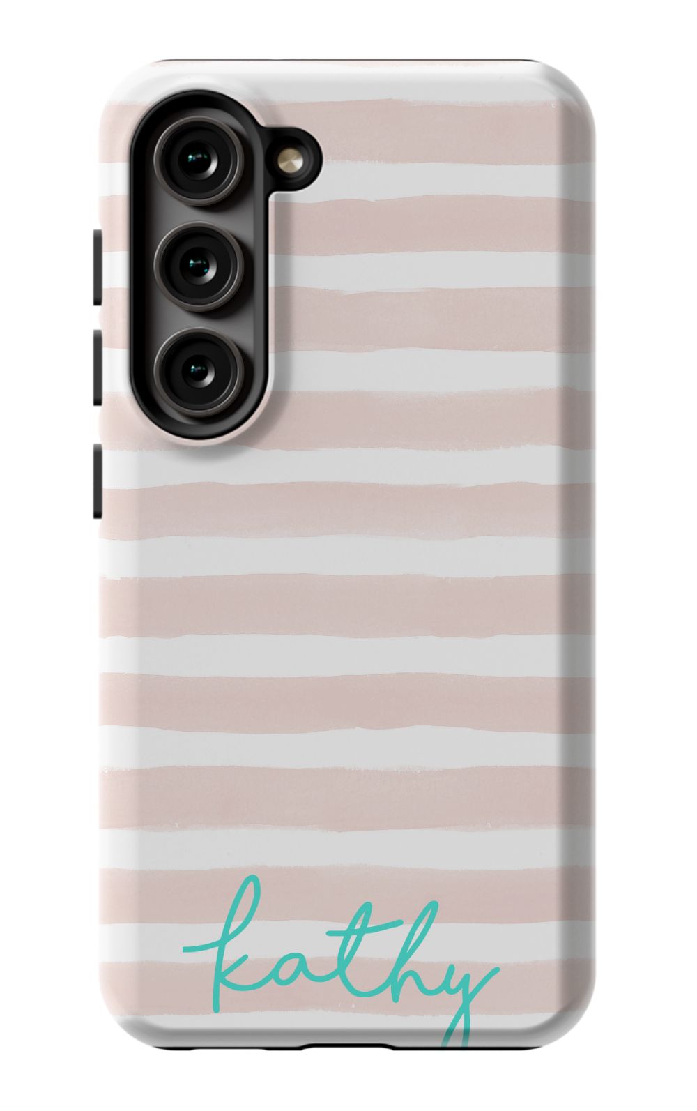 Personalized Pink Watercolor Phone Case