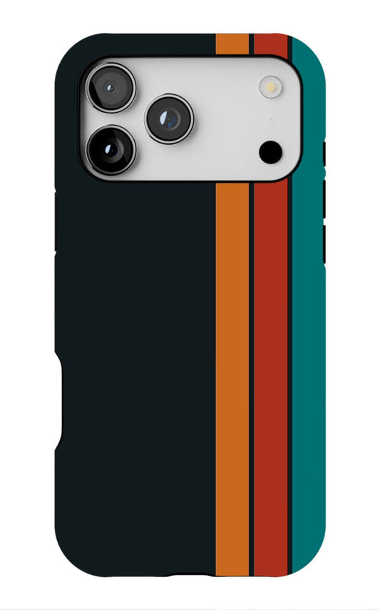 Retro Minimalist Striped Aesthetic Phone Case