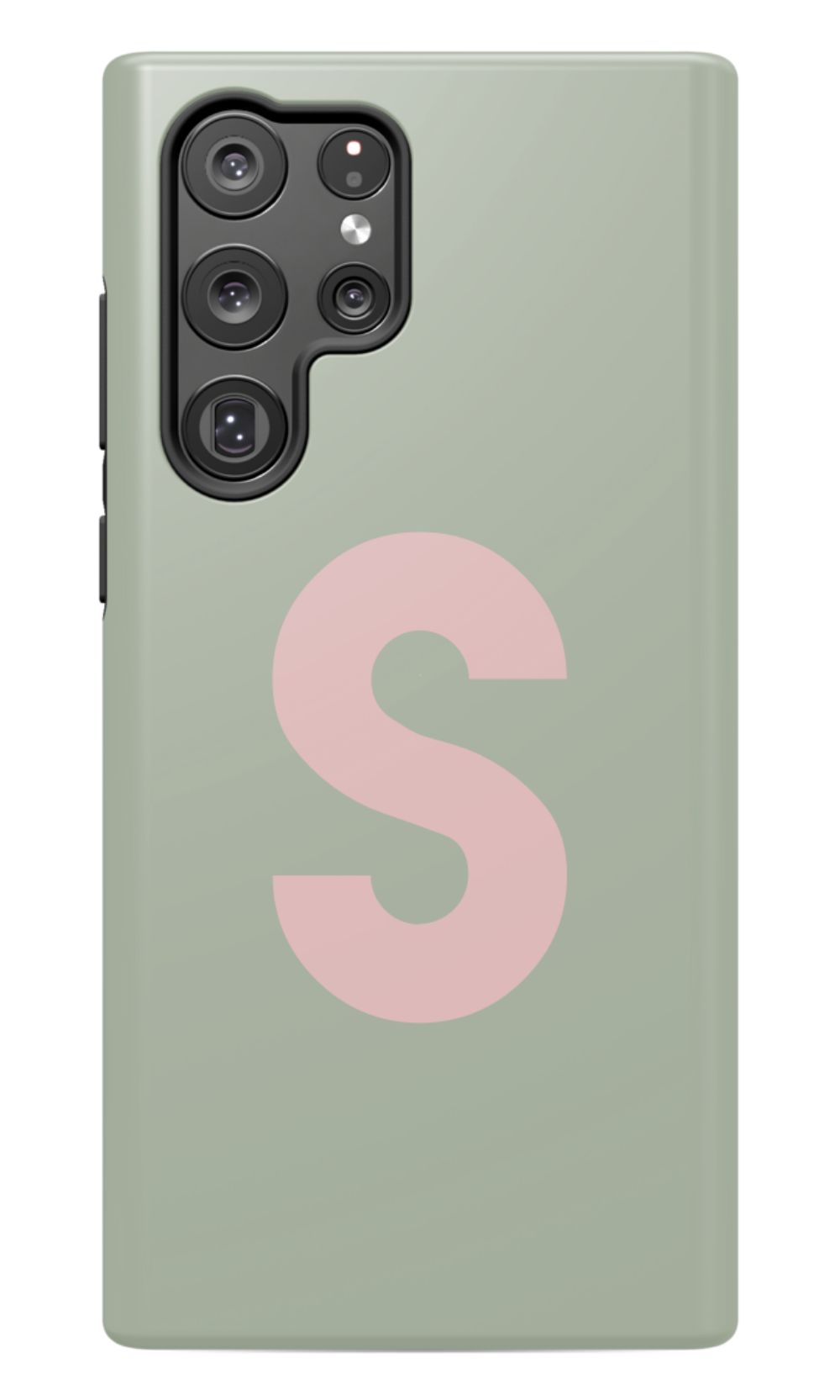 Nude Green Monogram Phone Case