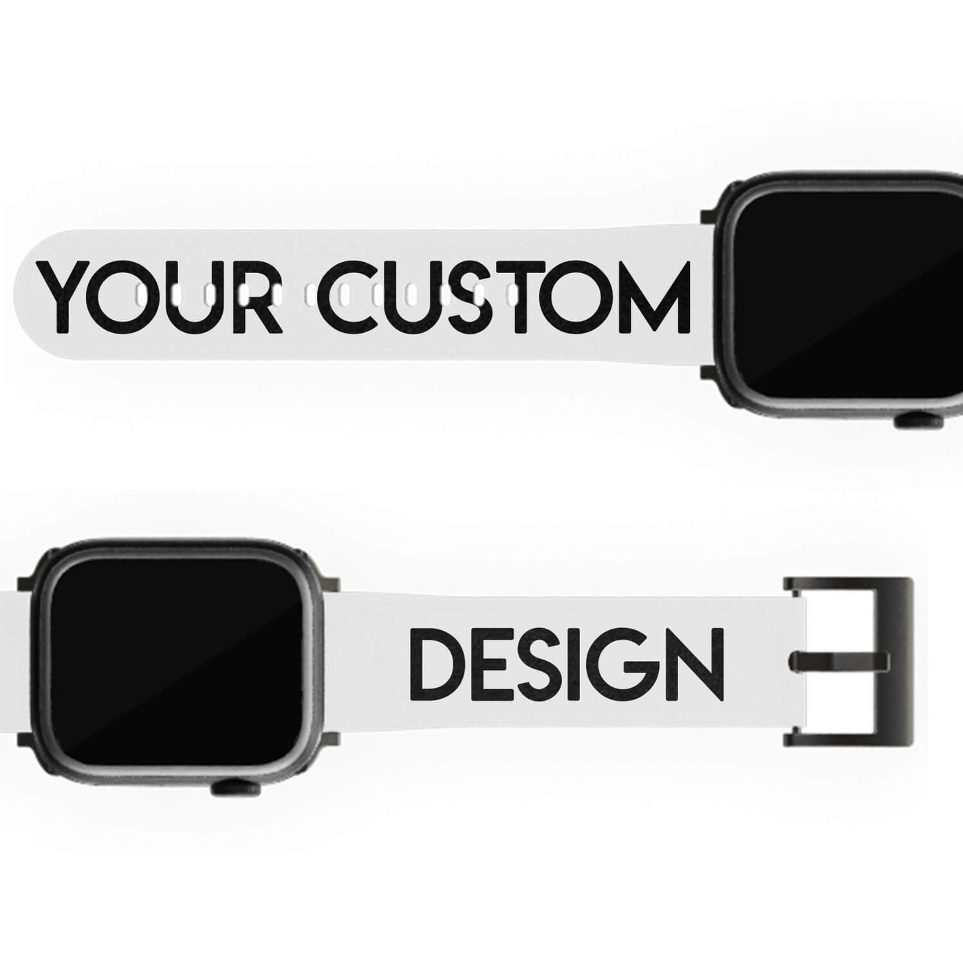 Custom Apple Watch band with personalized photo design - fits all series