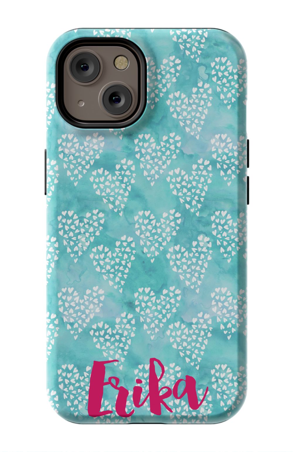 Personalized Hearts Phone Case