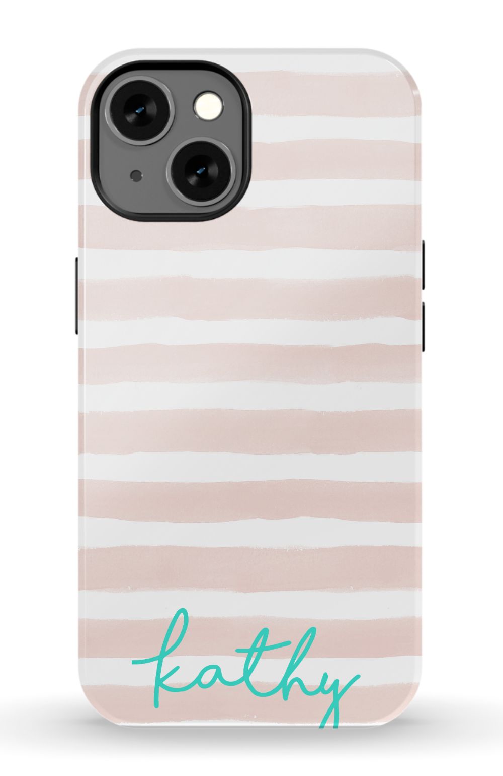 Personalized Pink Watercolor Phone Case