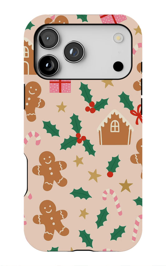 Cute Gingerbread Christmas Aesthetic Phone Case