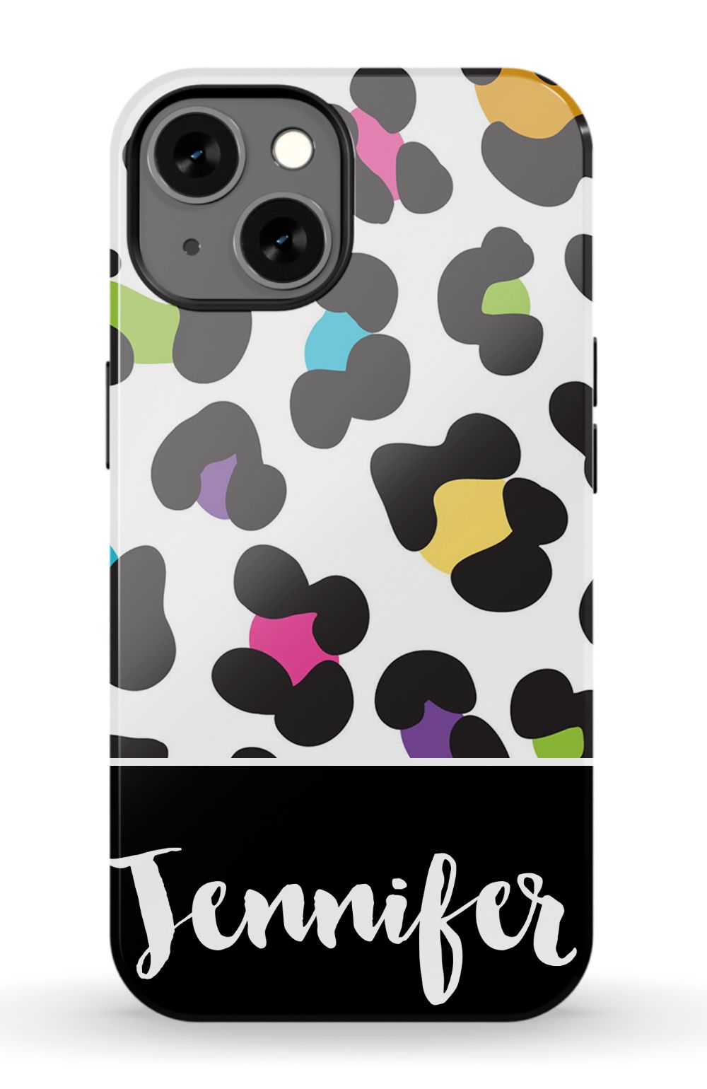 Personalized Colorful Leopard Phone Case