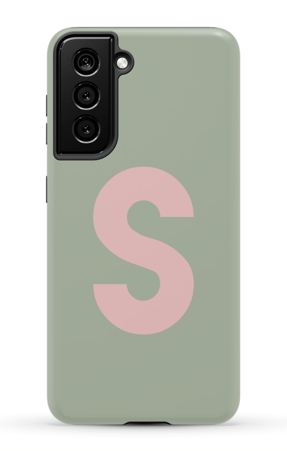 Nude Green Monogram Phone Case