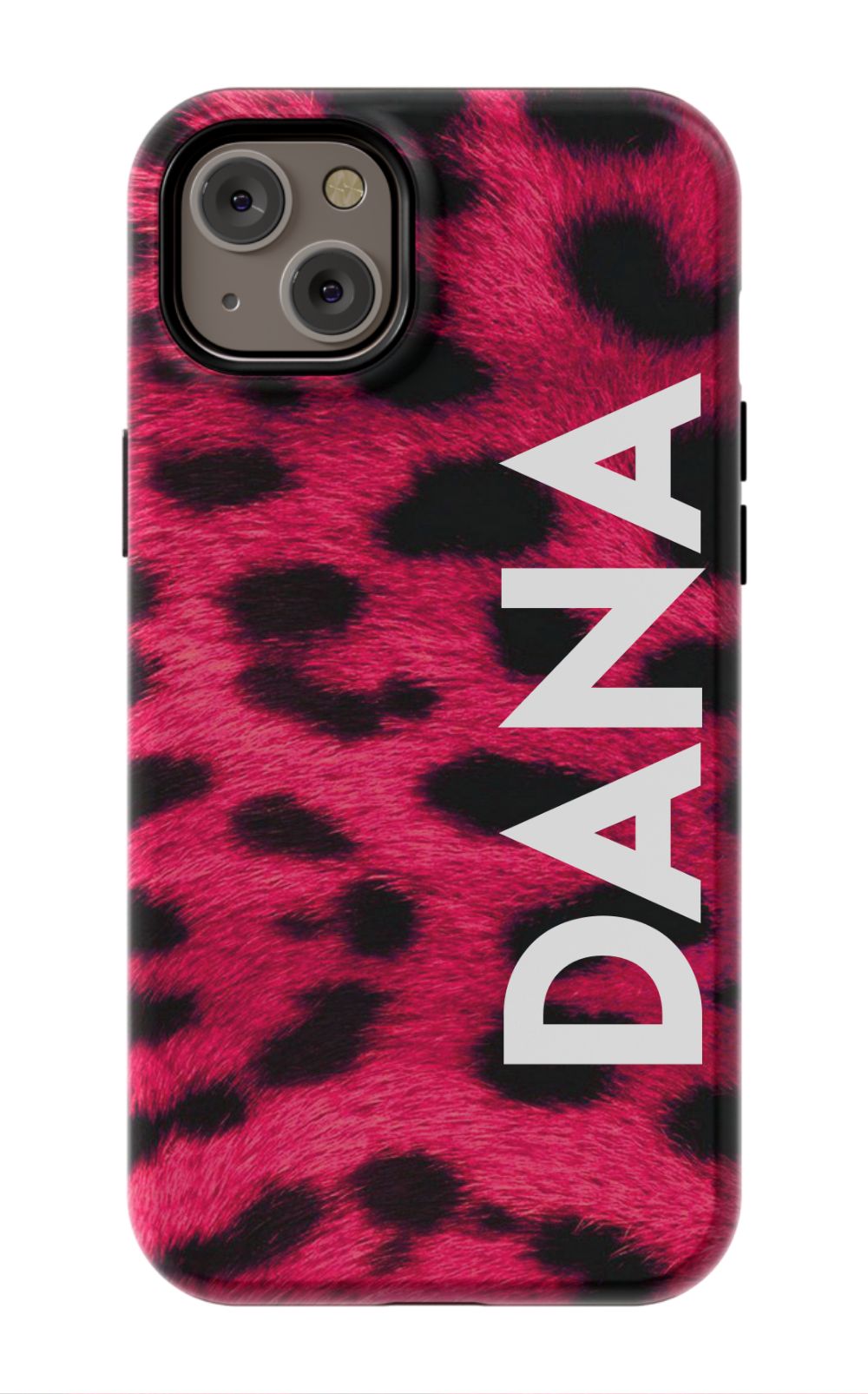 Personalized Pink Leopard Phone Case