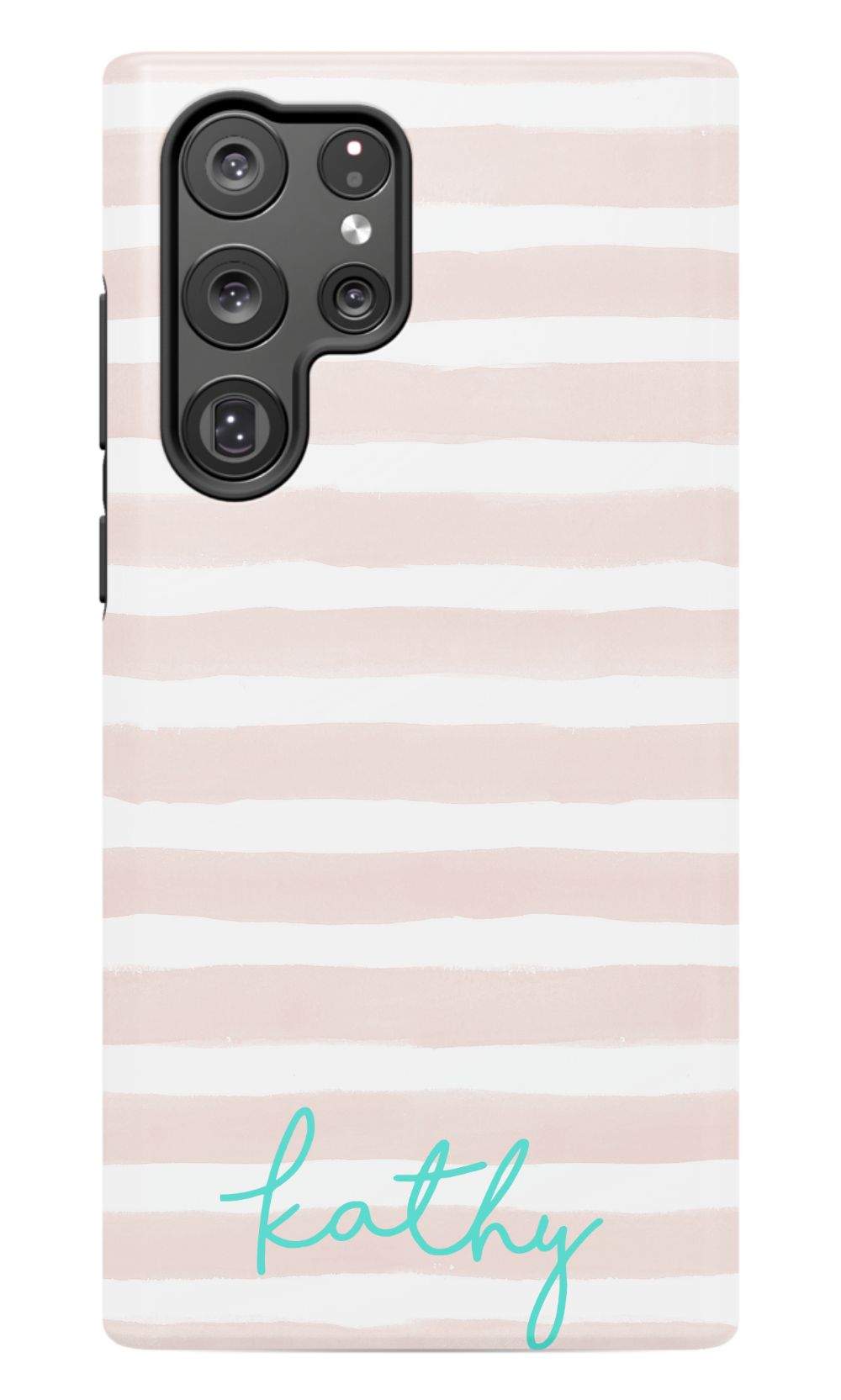 Personalized Pink Watercolor Phone Case