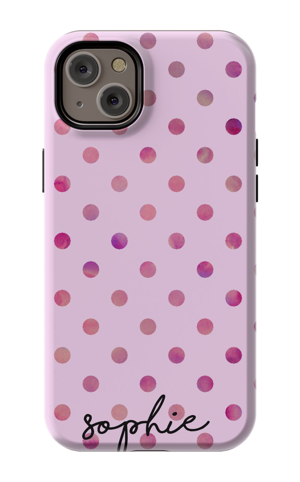Personalized Colorful Polka Phone Case