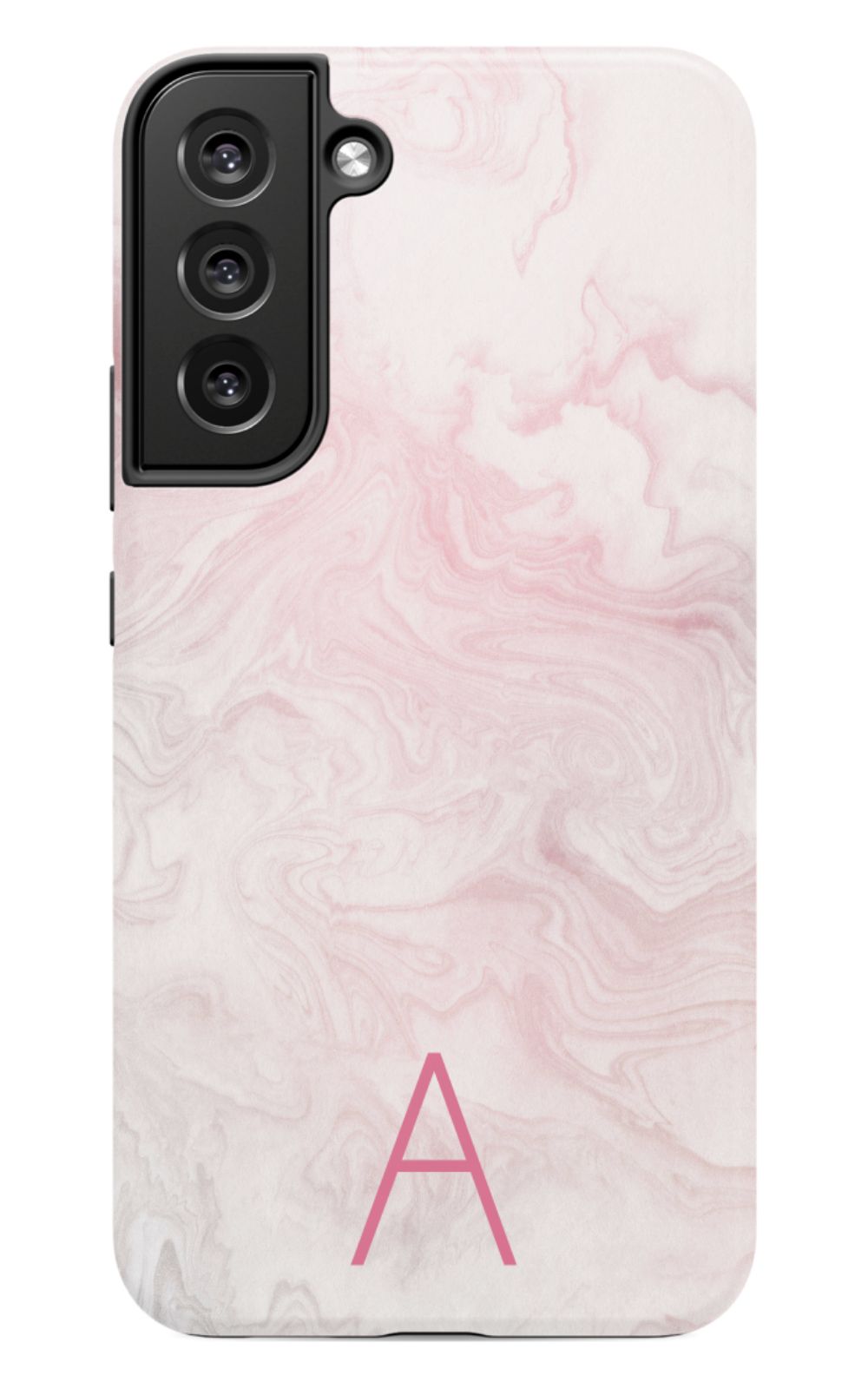 Pink Waves Monogram Phone Case