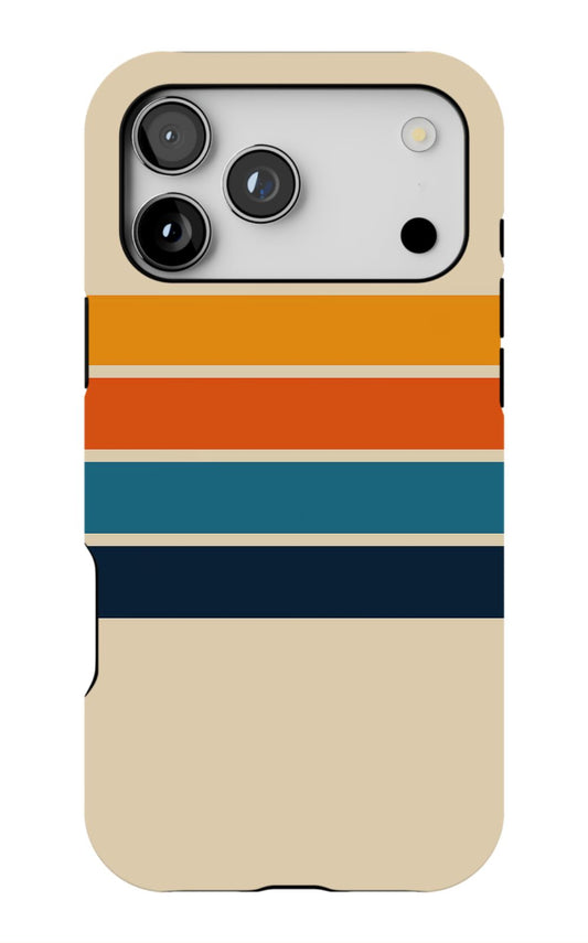Retro Striped Aesthetic Minimalist Phone Case
