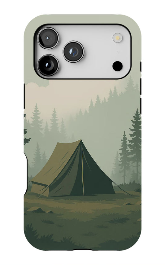 Aesthetic Camping Forest Minimalist Phone Case
