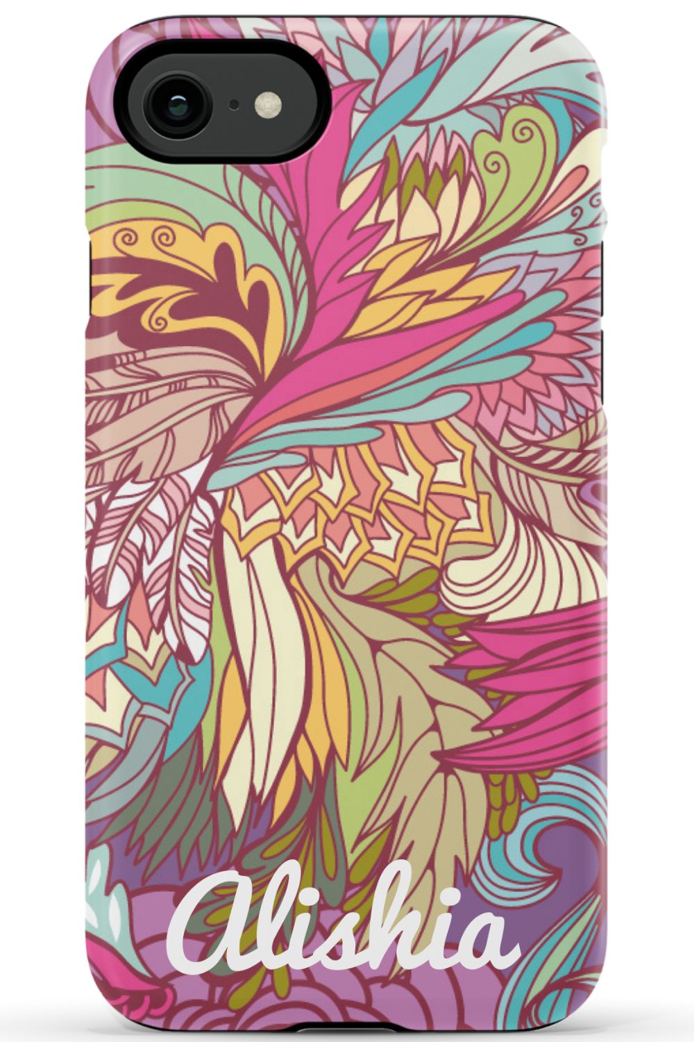 Personalized Floral Phone Case