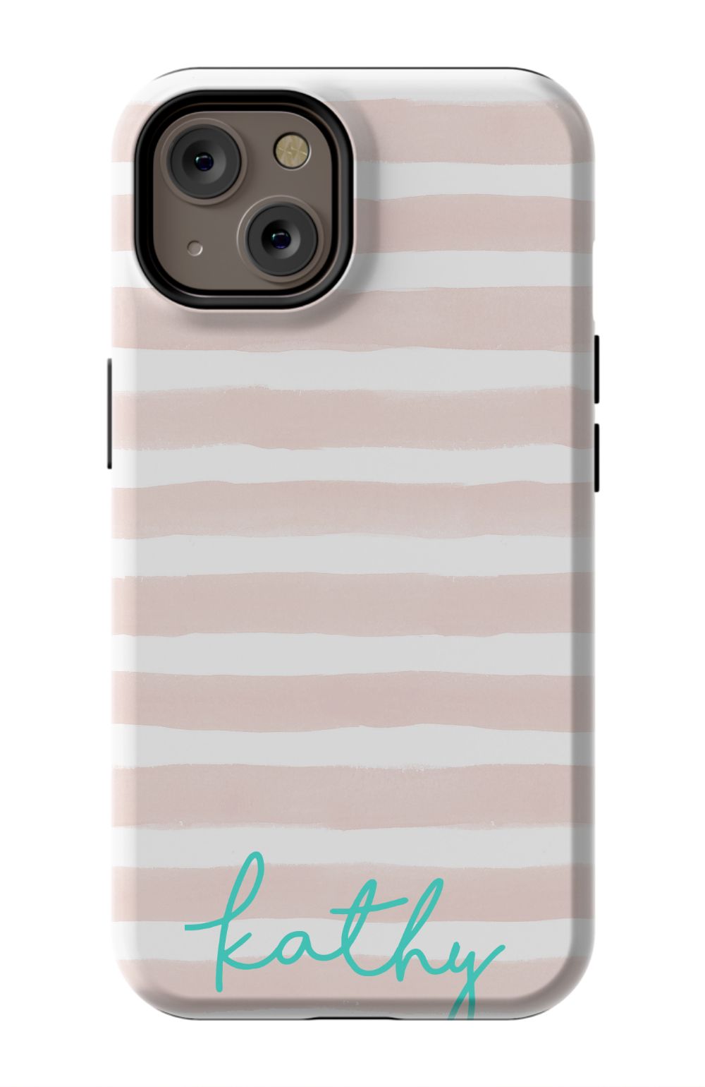 Personalized Pink Watercolor Phone Case