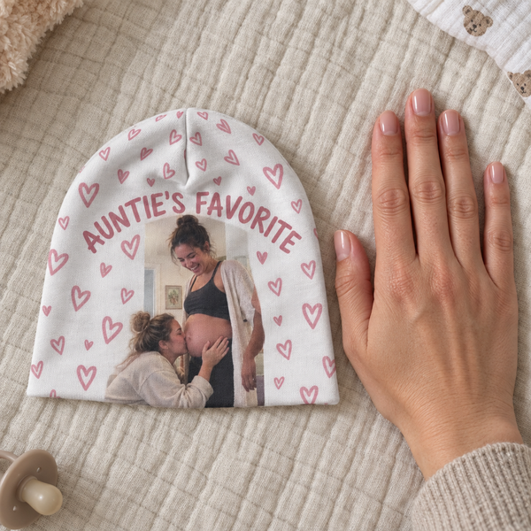 Twins and Siblings design idea for a baby beanie