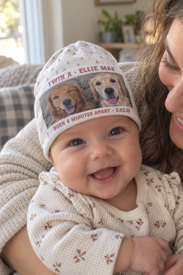 The Family Photo design idea for a baby beanie