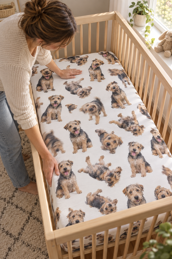 Your Own Pattern design idea for a crib sheet