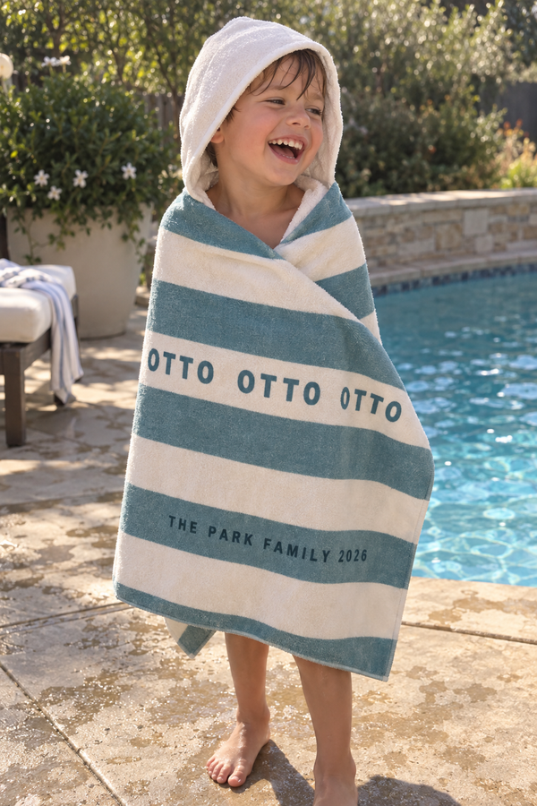 The Pool Deck Towel design idea for a hooded towel